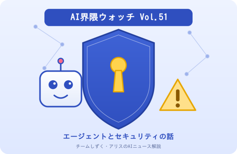 AI界隈ウォッチ Vol.51 エージェントとセキュリティの話